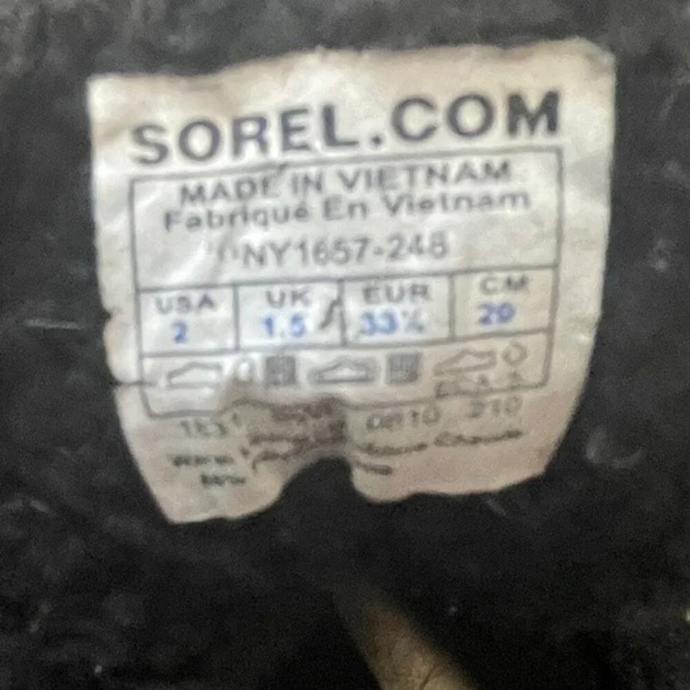 Children's Size 2 Sorel Plaid rain snow duck boots‎